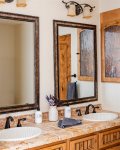 Dual vanity master bathroom